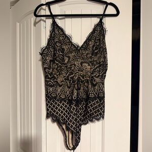 Black Lace Bodysuit